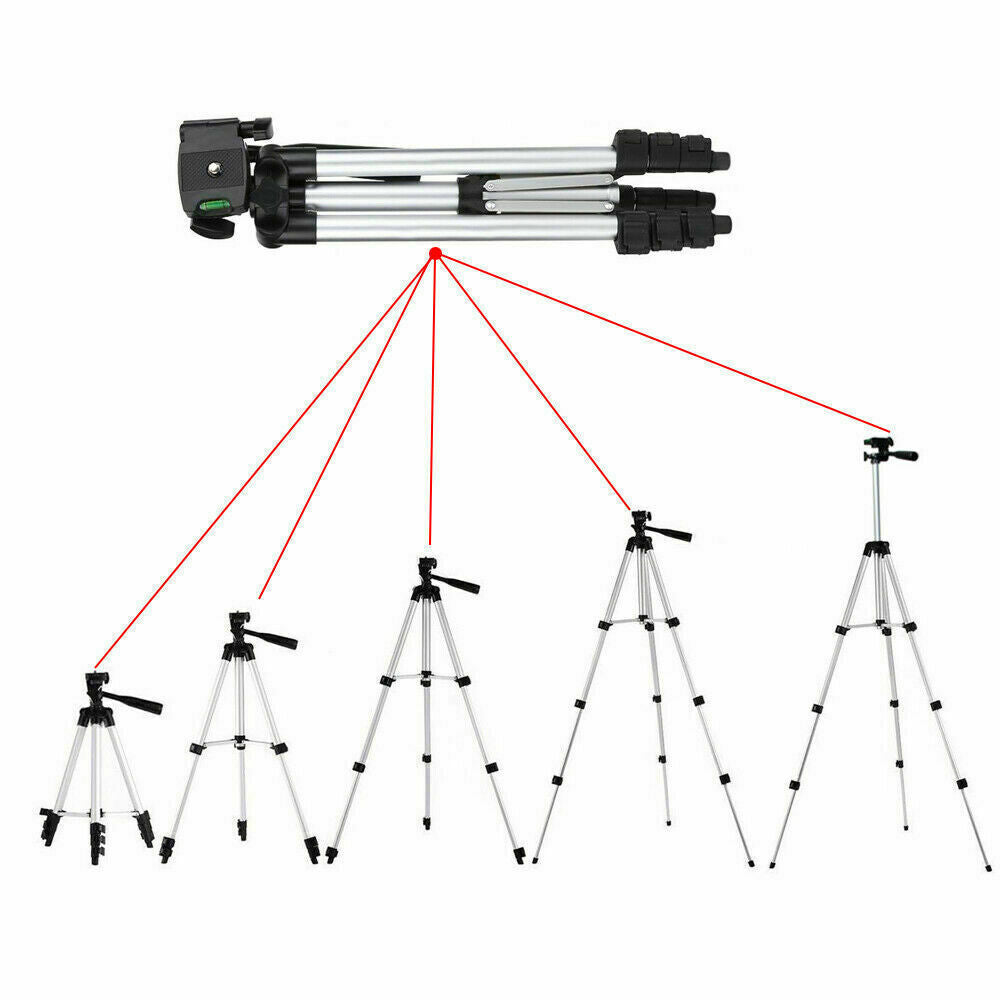 Professional Camera Tripod Mount For iPhone Samsung + Bag