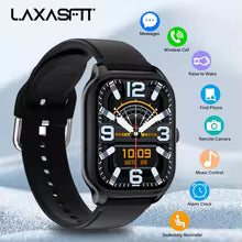 Smart Watch Men Women Sports Fitness Tracker 2.01 Inch HD Screen Bluetooth Talking Smart Watch for Android IOS